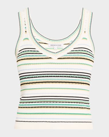 Veronica Beard Carlin Knit Tank Top