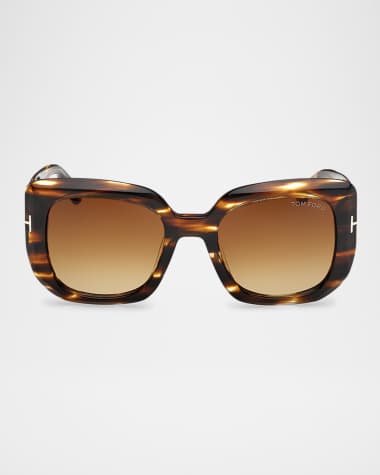 TOM FORD Carla-02 Acetate Square Sunglasses