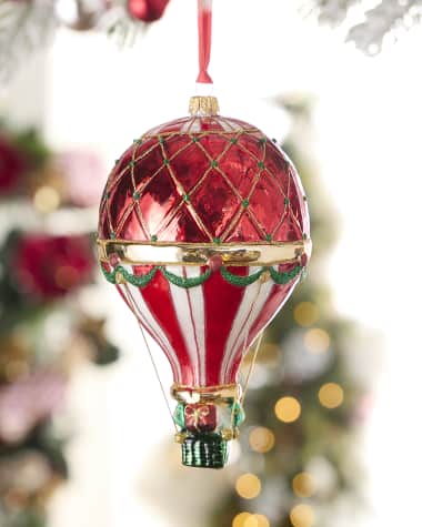 Neiman Marcus Hot Air Balloon Christmas Ornament