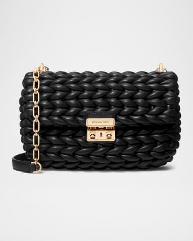 MICHAEL Michael Kors Tribeca Large Convertible Braided Shoulder Bag