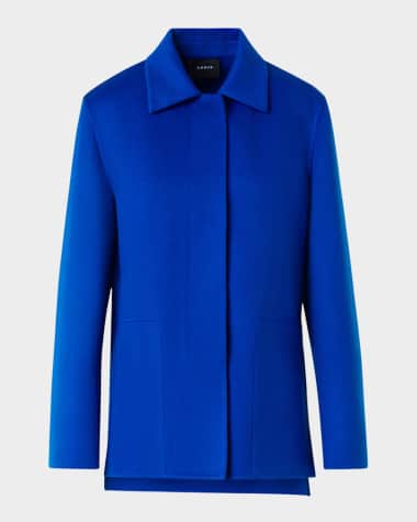 Akris Laars Double-Face Cashmere Jacket