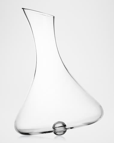 ICHENDORF Luna Tilting Dot Decanter, 68 oz