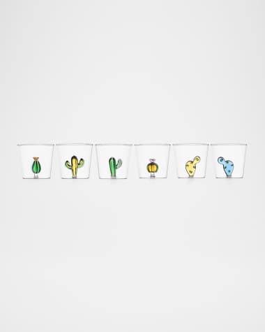 ICHENDORF Desert Plants Assorted Tumblers, Set of 6