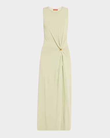 Altuzarra Saralien Gathered Sleeveless Maxi Dress