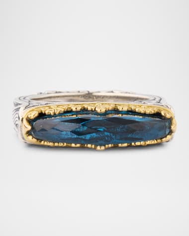 Konstantino Kyma Blue Spinel Statement Ring