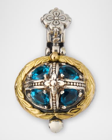 Konstantino Kyma Blue Topaz Pendant