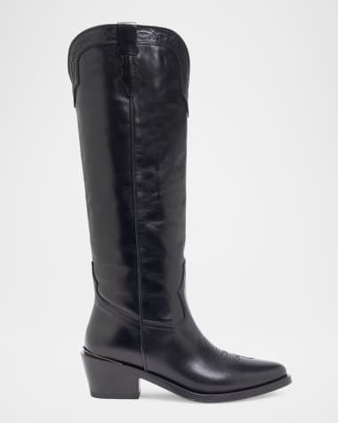 Partlow Selena Calfskin Tall Western Boots
