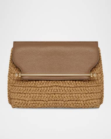 STRATHBERRY Stylist Raffia Crossbody Bag