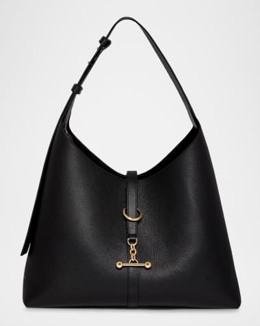 STRATHBERRY Kite Toggle Fine Grain Leather Hobo Bag