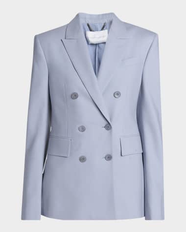 Stella McCartney Double-Breasted Wool Blazer