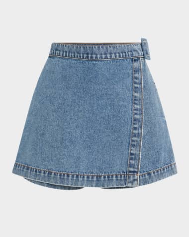 Veronica Beard Diaz Denim Skort