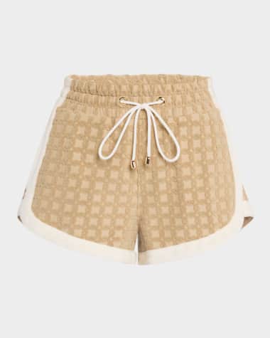 Veronica Beard Mulberry Drawstring Shorts
