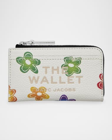 Marc Jacobs Wild Daisy Leather Wallet