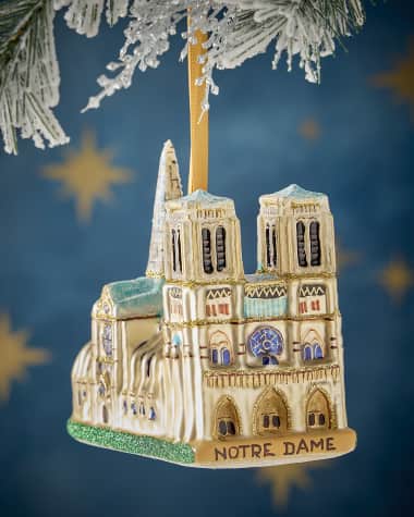 Neiman Marcus Notre Dame de Paris Christmas Ornament