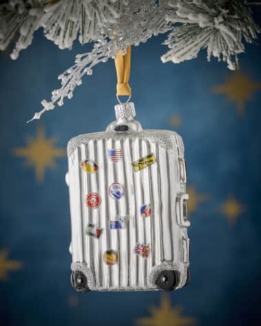 Neiman Marcus Suitcase Christmas Ornament