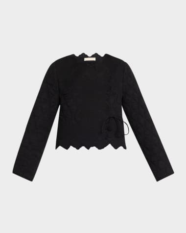 Ulla Johnson Zofia Quilted Tie Jacket