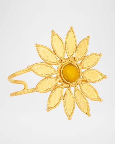 Sylvia Toledano Sunflower Cuff Bracelet