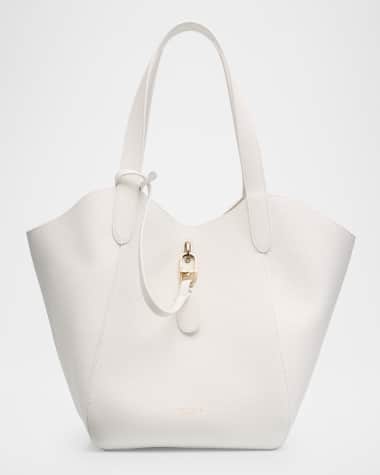Giorgio Armani Pebble Leather Tote Bag