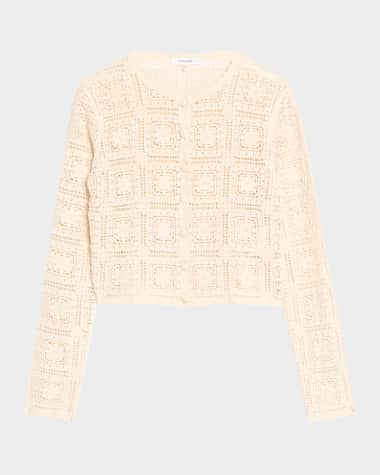 FRAME The Crochet Cardigan