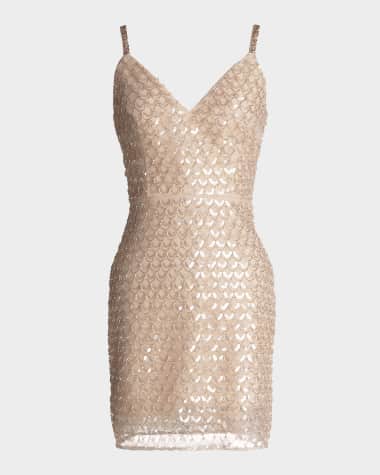 Dress the Population Black Label Anya Bead & Sequin Bodycon Mini Dress