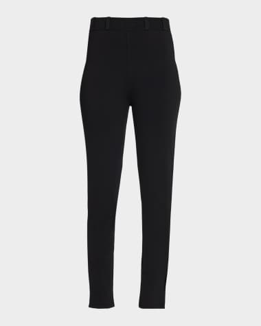 ALAIA Belt-Loop Ankle Leggings