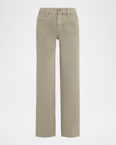 FRAME Le Slim Palazzo Modernist Pocket Jeans
