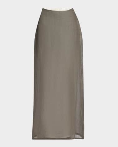 THE ROW Zaira Layered Maxi Skirt