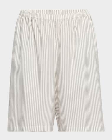 ショートパンツ THE ROW Women Shorts  Burmudas 8657W3584 Q THERO WGH WHITE Stanton cotton shorts in white - The Row | Mytheresa