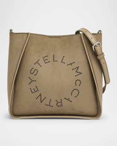 Stella McCartney Alter Suede Piped Crossbody Bag