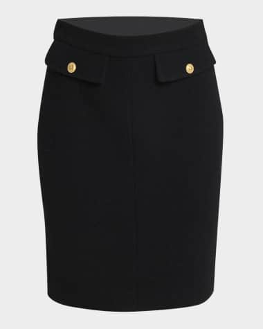 Chloe Tweed Pencil Skirt