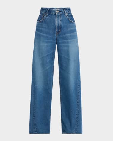 MOUSSY VINTAGE Atlanta Twisted Wide-Leg Jeans