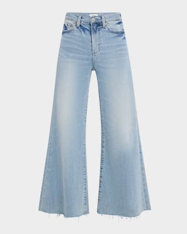 PISTOLA Izzy Mid-Rise Wide-Leg Crop Jeans