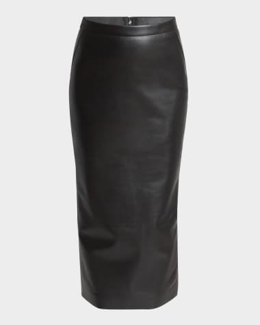 ワンピース GIVENCHY Women Mid Skirts BW229520GU 001 Black Givenchy Voyou Leather Mini Dress BW221C61G9-001 BLACK | IlDuomo