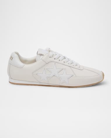 Amiri Pacific Stars Mixed Leather Sneakers