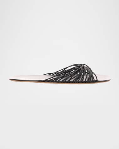 THE ROW Sara Elastic Thong Slide Sandals