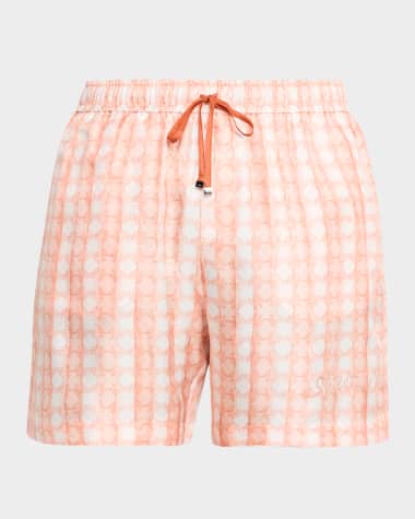 Amiri Men's Silk MA Quad Bowling Shorts