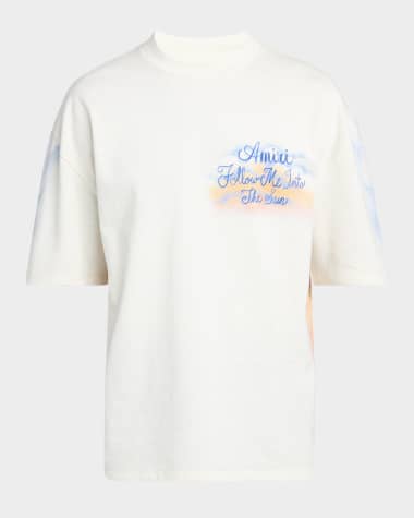 Amiri Men's Follow Me Cotton Graphic T-Shirt