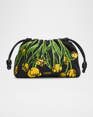 Loewe x Paula’s Ibiza Flamenco Medium Shoulder Bag in Tulips Denim