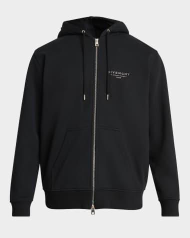 Givenchy Men's Givenchy Stamp Zip Hoodie