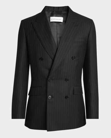 Givenchy Men's Double-Breasted Pinstripe Sport Coat