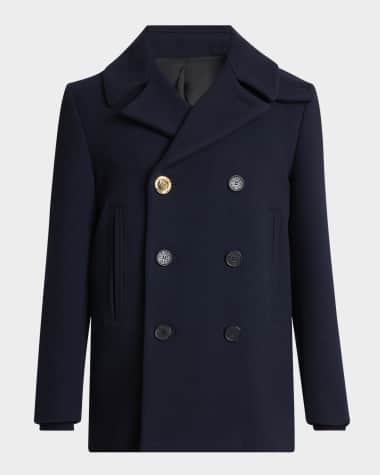Givenchy Men's Double-Face Wool Peacoat