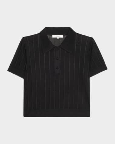 FRAME The Ribbed Polo Shirt