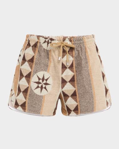 Loewe Geo Toweling Pull-On Shorts