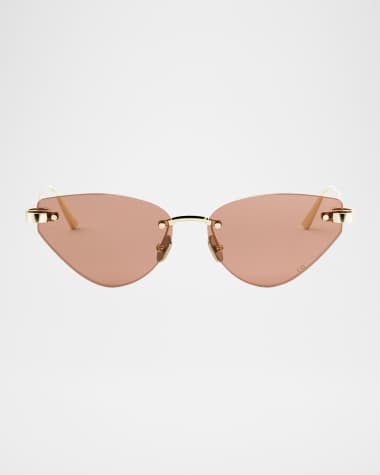 DIOR CDior B5U Cat-Eye Metal Sunglasses