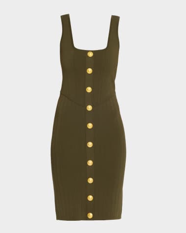 L'Agence Soleil Knit Bodycon Dress