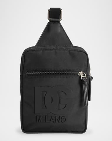 Dolce&Gabbana Girl's DG Patch Nylon Crossbody Bag