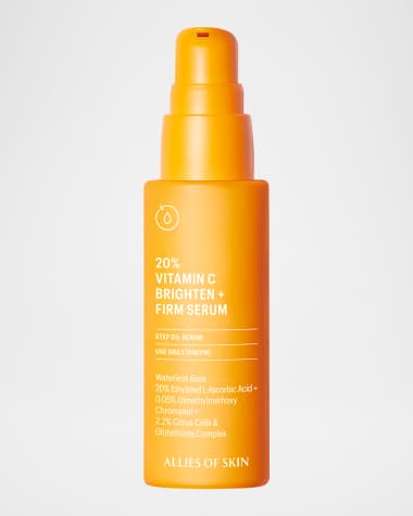 Allies of Skin 20% Vitamin C Brighten and Firm Serum, 1 oz.