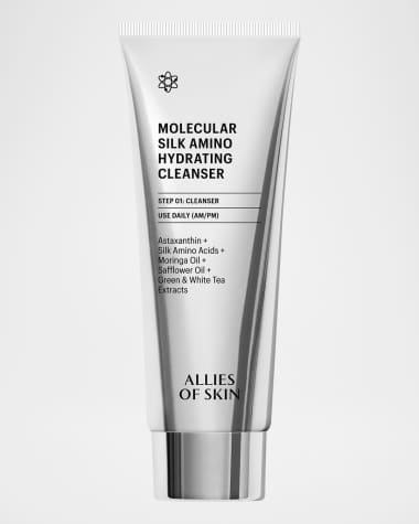 Allies of Skin Molecular Silk Amino Hydrating Cleanser, 3.38 oz.