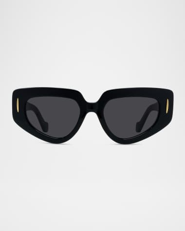 Loewe Anagram Geometric Acetate Sunglasses