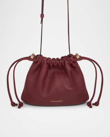 STRATHBERRY Charlotte Drawstring Nappa Leather Crossbody Bag